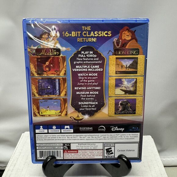 Disney Classic Games Collection: Aladdin & The Lion King PS4 Sony Playstation 4 - Picture 2 of 6